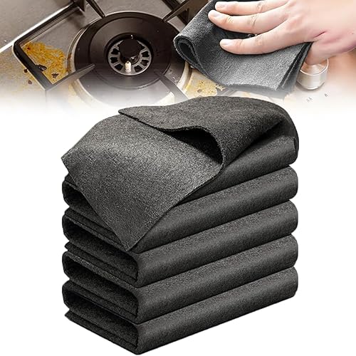 Paño mágico multifuncional, paño de limpieza mágico grueso reutilizable, paño de limpieza de microfibra mágico sin rayas, adecuado para vidrio,