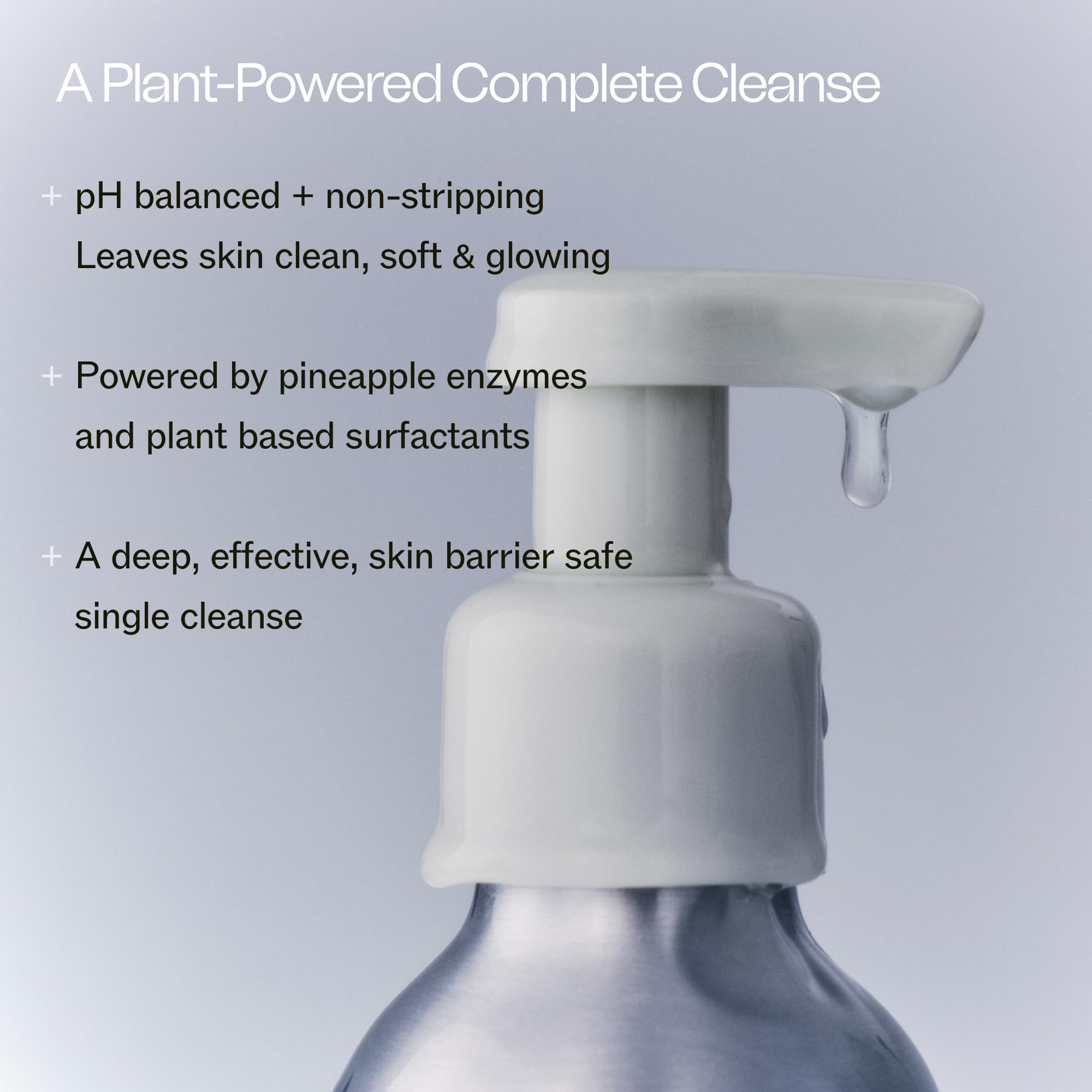 Margin Essential Cleanser, Ultra Hydrating Unscented Facial Skin Cleanser, Enzymatic Exfoliation, for All Skin Types