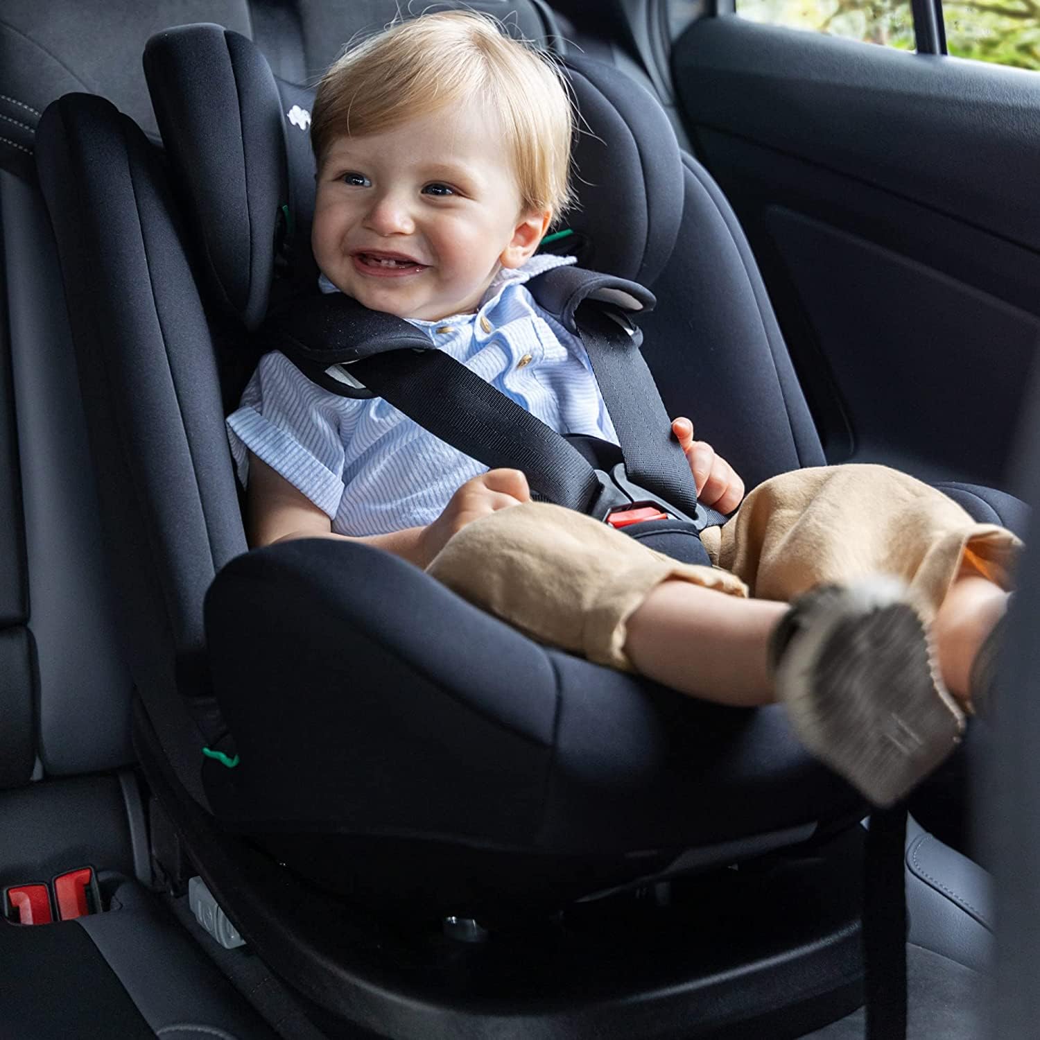 Bebeconfort EverFix i-Size, Siège-Auto ISOFIX, de 15 mois jusqu'à 12 ans, 9-36 kg, 76-150 cm, Siège Auto Face à la Route, Black Mist