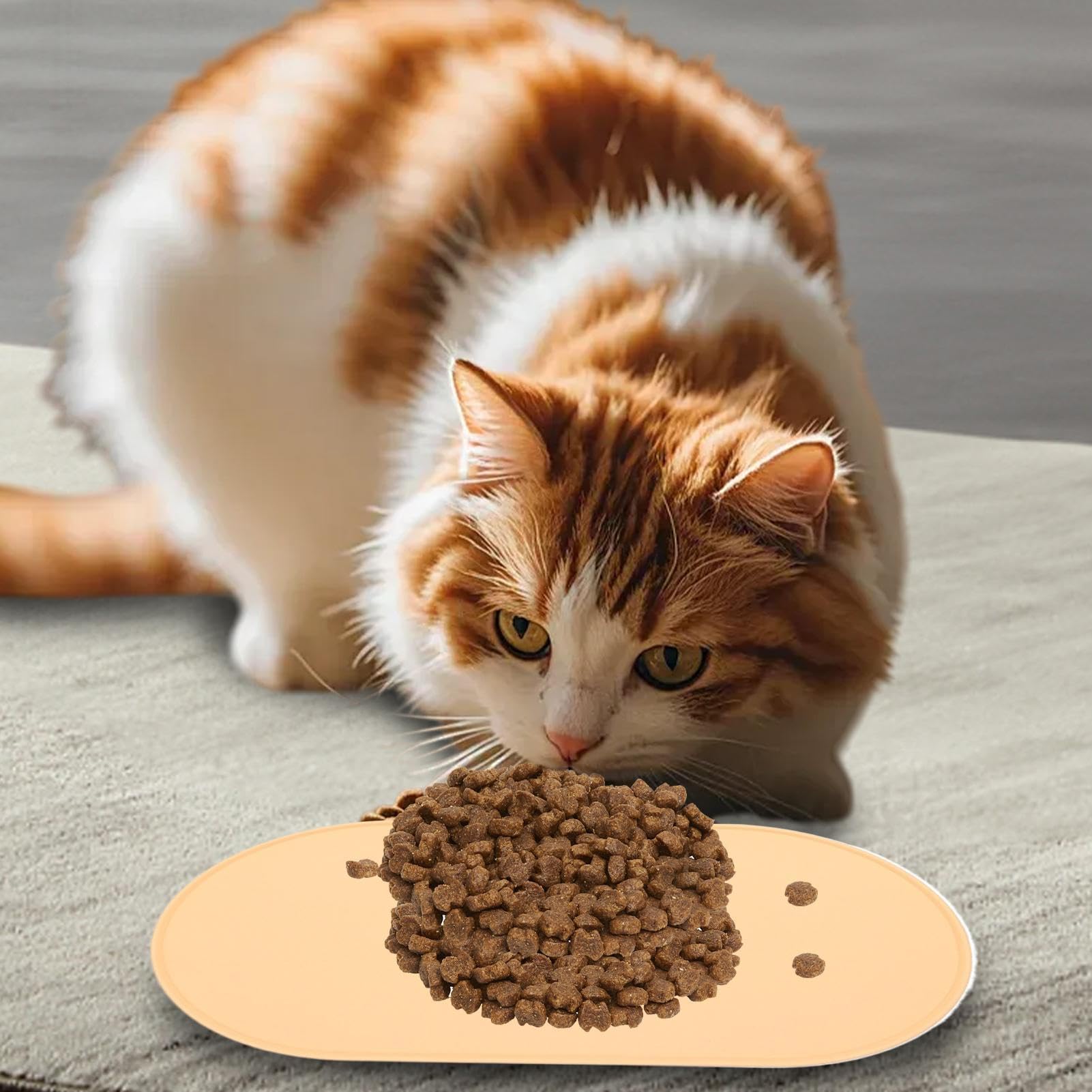 Tappetino in Silicone per Cani Vassoi Cibo Gatti, Sottociotola Acqua | Antiolio Di Raccolta Antigocciolamento Sottociotola Impermeabile Stuoia Gatti Adatto A Interni Esterni Casa Negozio Tappeto