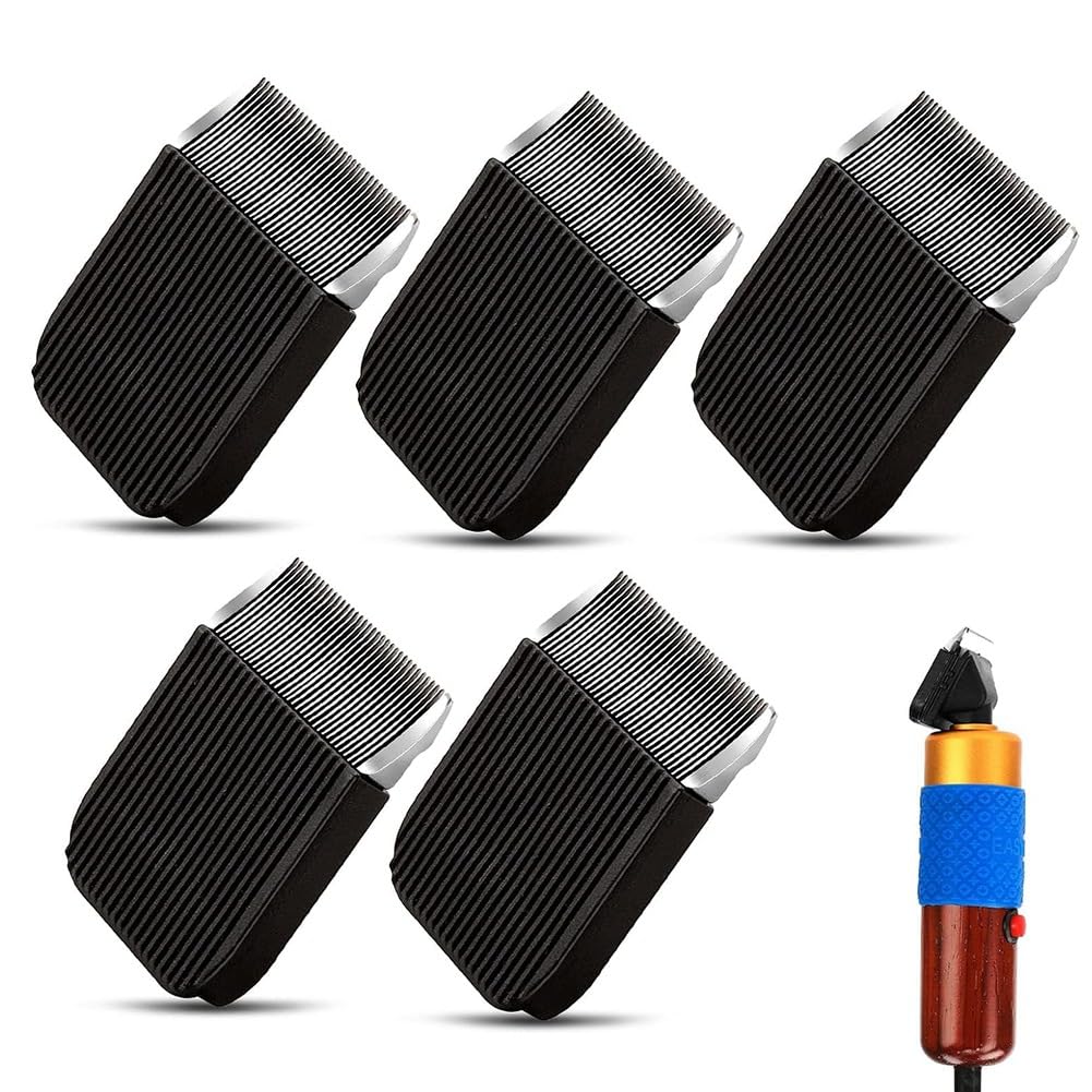 DHYAWUER Rug Tufting Trimmer Replacement Blades, Fits for All 200W Carpet Trimmer Tufting(5PCS), Black - Image 2