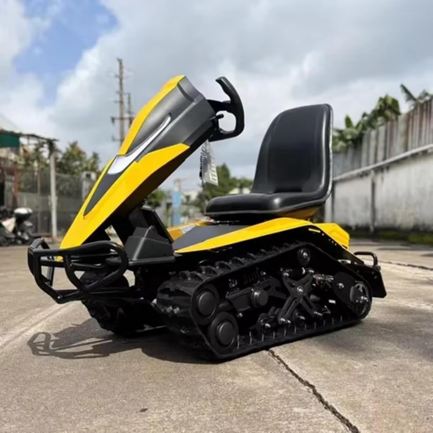 All-Terrain Electric Tracked Vehicle Standing Riding Scooter Sand Gobi Shallow Hill Off-Road Outdoor Travel Equipment