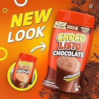 Vista 4 de Chocolisto - Bebida instantánea de chocolate, bebida nutritiva con vitaminas y minerales, 10.5 onzas, paquete de 1.