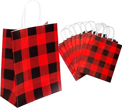 buffalo plaid handbolsas
