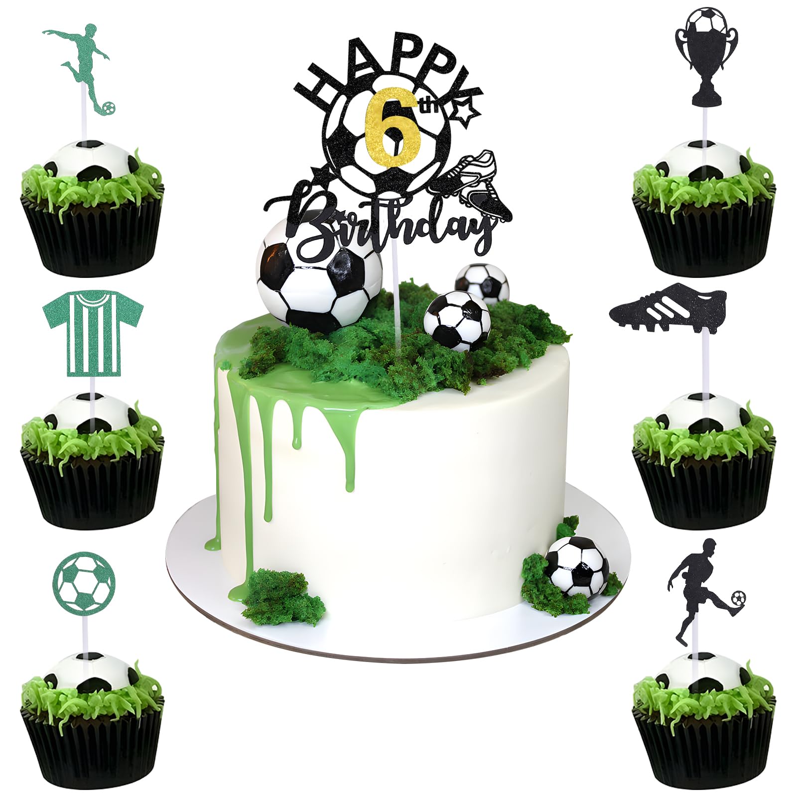 Argentina Soccer Cake Topper, Messi Theme Birthday Topper, Soccer Party Decor, Futbol Cake