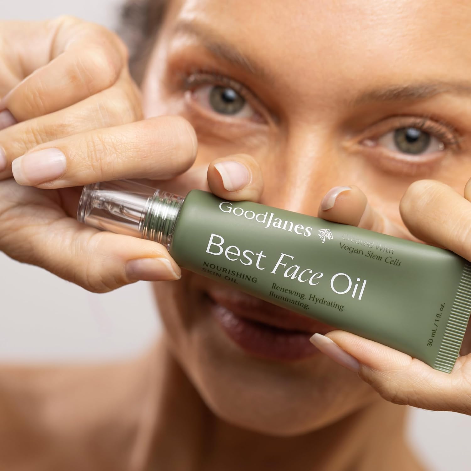 GOODJANES Best Face Oil – Hydrating Facial Oil with Rosehip, Jojoba, Argan & Squalane – Moisturizer for Glowing Skin, All Skin Types, 1 oz