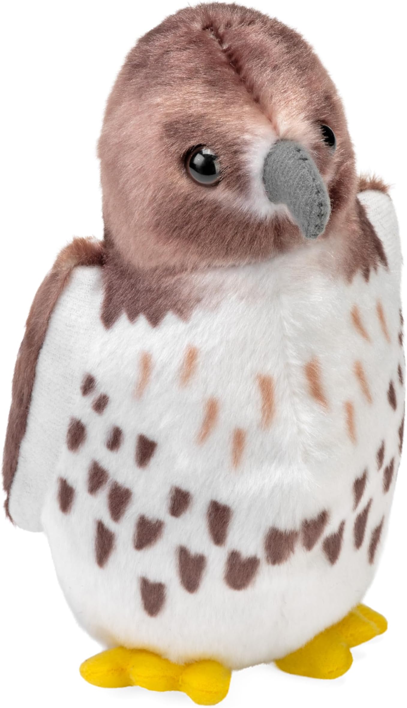 Audubon Birds Red Tailed Hawk Plush with Authentic Bird Sound, Stuffed Animal, Bird Toys for Kids & Birders