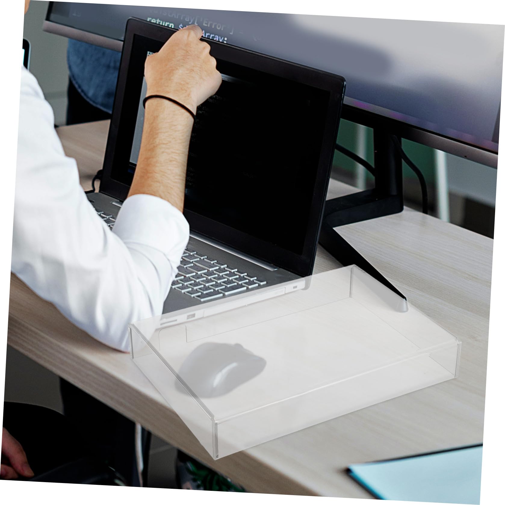 VALICLUD Copertura Tastiera Installazione Facile Trasparente in Acrilico Resistente all Acqua alla Polvere Protezione Portatile per Laptop e Computer per Studenti