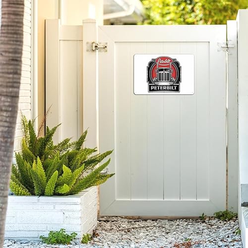Miniatura 3 de Peterbilt - Letrero de metal con diseño de camión Peterbilt, diseño vintage de camión de Peterbilt, para jardín, patio, bar, porche, hogar,