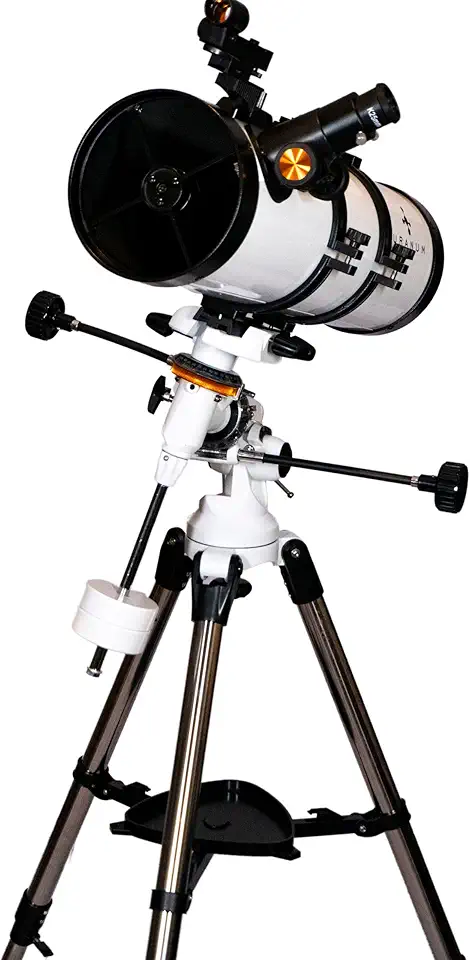 Telescópio Refletor Newtoniano ANDRÔMEDA-2 130mm Uranum EQ3 Astronômico Luneta Para ver Nebulosas Planetas Galáxias Estrelas