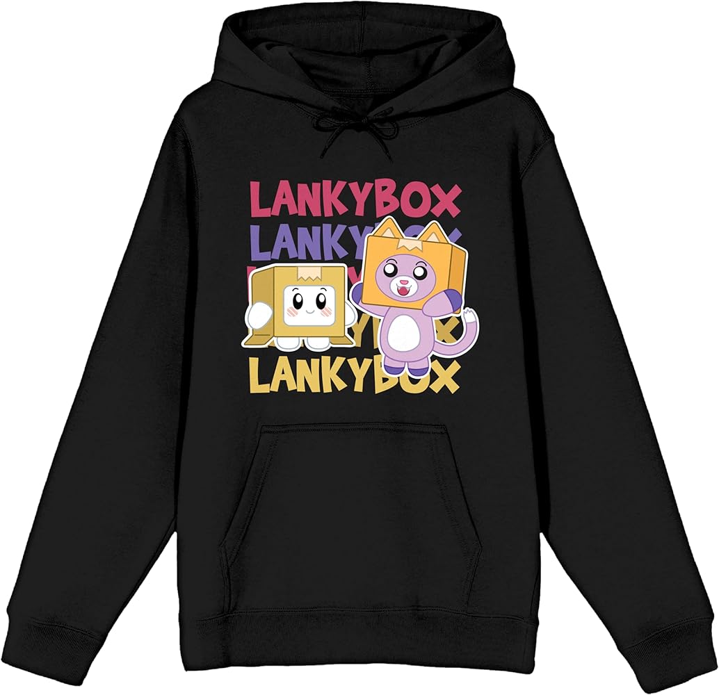 Amazon.com: Bioworld LankyBox Boxy & Foxy With Repeat Logo Long