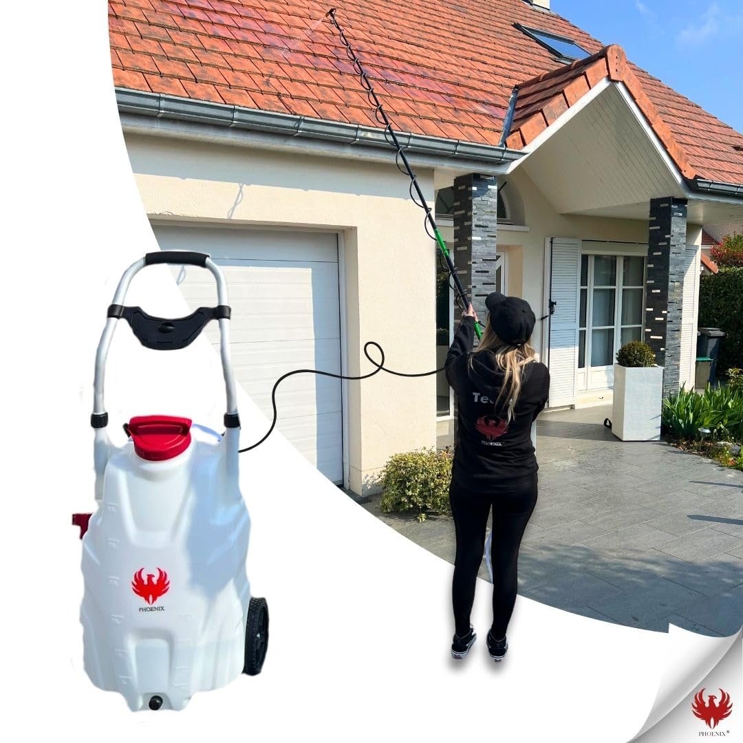 PHOENIX - Elektrischen Sprühgerät - PRO Sprayer - 35 Liter - mit 2 Batterien