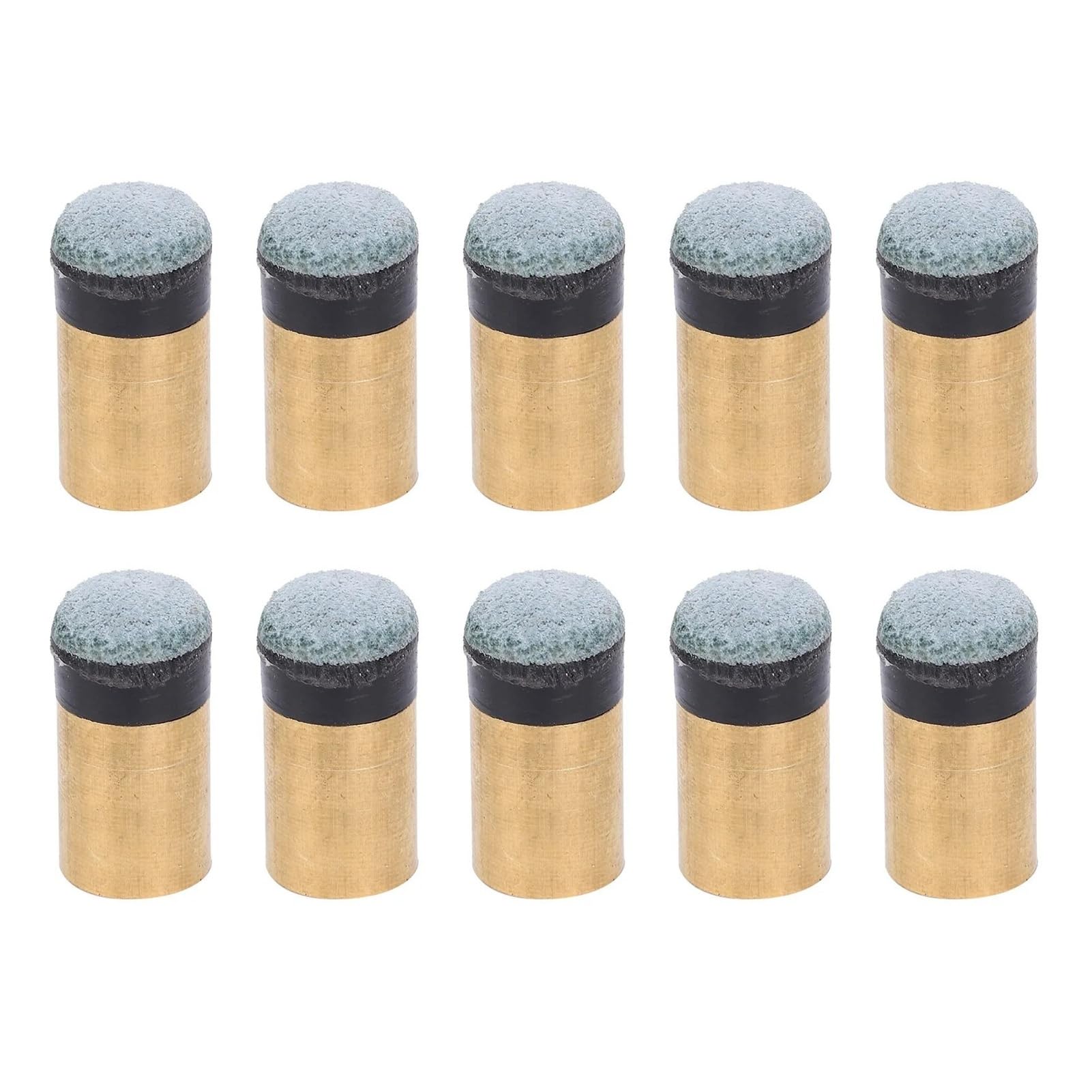 10 mm wkręcane końcówki do kija basenowego, miedziana skóra PU, zamiennik do snookera, kija bilardowego, zestaw naprawczy