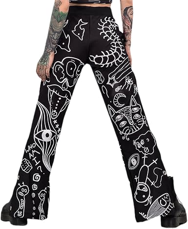 Women Sweatpants Baggy Y2K High Waist 