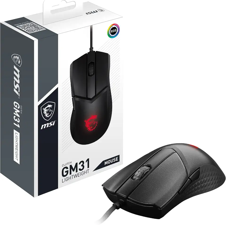 MSI CLUTCH GM31 Lightweight Gaming Mouse