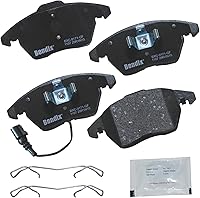 Vista 330 de Pastillas de Freno Delanteras Cerámicas Bendix Priority1 CFC430A para Modelos Selectos INFINITI G35, I30, Nissan 350Z, Altima, Juke, Maxima, Sentra