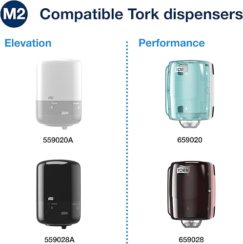 Miniatura 4 de Tork Toalla de mano Soft Centerfeed White M2, alta absorción, 6 x 600 hojas, 121204