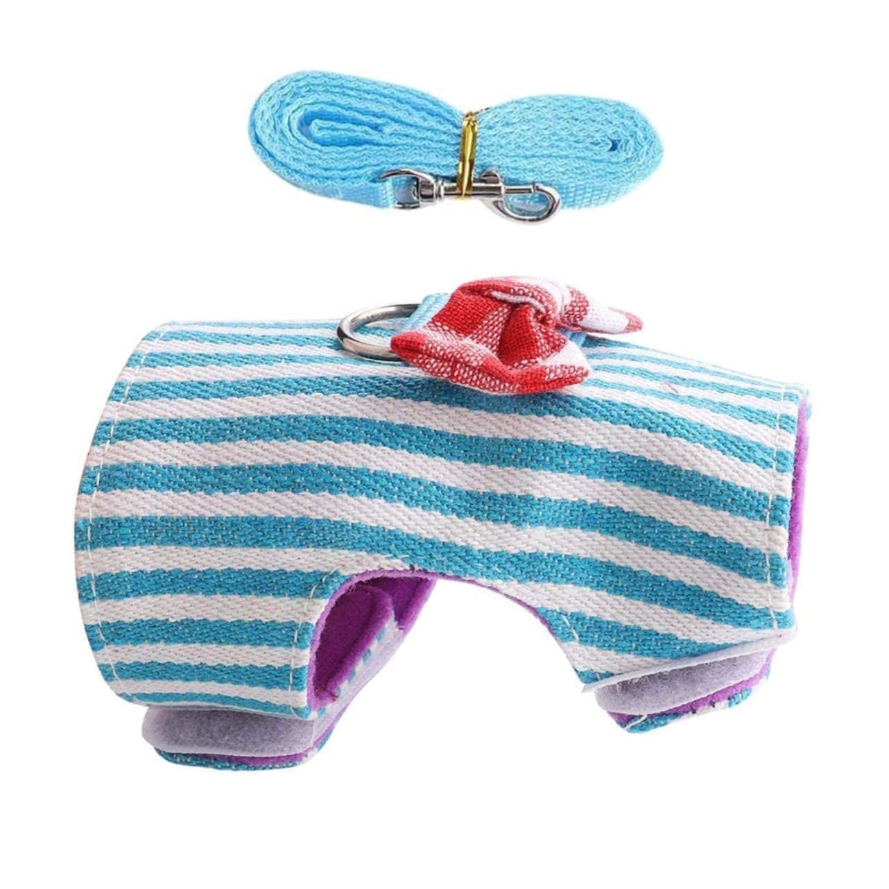 BESPORTBLE 1Pc Bunny Harness with Bowknot Decorative Pet Accessory for Animals Traction Rope for Rabbits Hamsters and Squirrels for Daily Walks and Parties