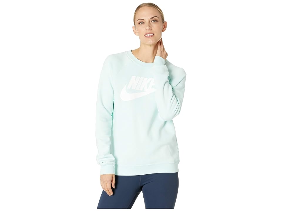 

Nike Rally Crew HBR (Igloo/White) Women's Long Sleeve Pullover