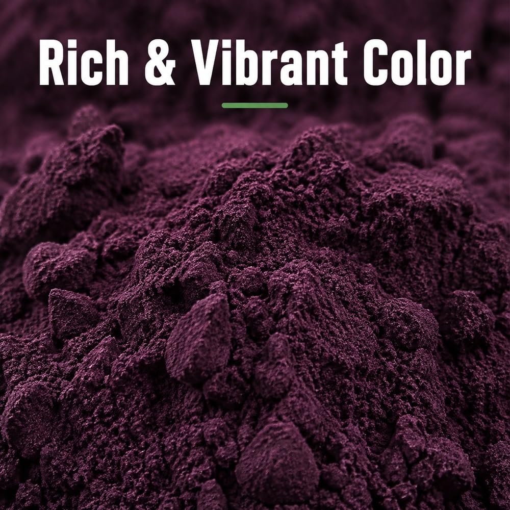 Polvere di bacche di Acai liofilizzate, lattina da 100 g | Polvere di Acai finemente macinata, si scioglie bene, versatile for bevande e dolci