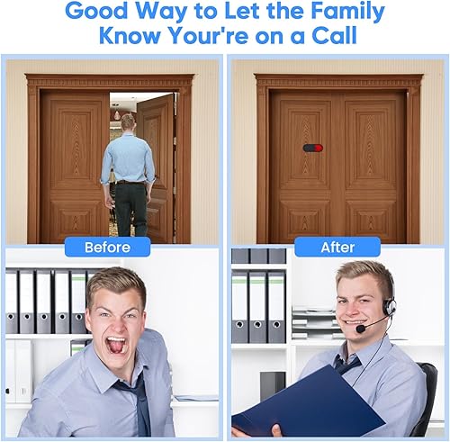 Miniatura 6 de Scicalife Letrero de privacidad con texto en inglés "Do Not Disturb", letrero de privacidad para puerta deslizante que indica si la habitación está