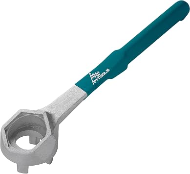 Aluminum Drum Bung Wrench, 55 Gallon Drum Opener Tool Fits 2 Inch and 3/4 Inch Barrel Bung Caps, for Metal and Plastic Plugs