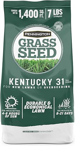 Pennington Kentucky 31 Tall Fescue Penkoted Grass Seed 7 lb