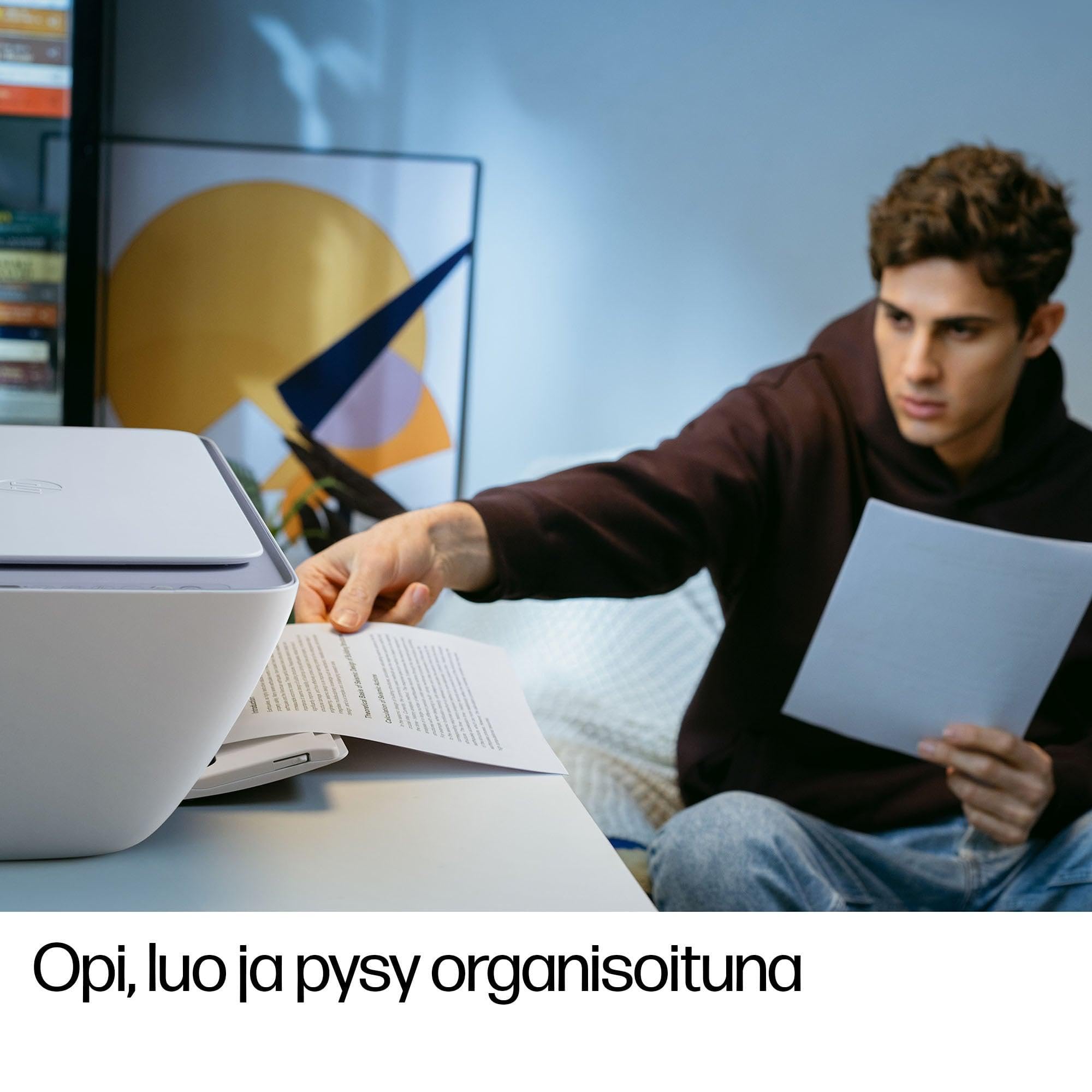 HP Impresora de inyección de tinta All-in-One DeskJet 2922 Wi-Fi, compatible con HP Instant Ink, copiar/Escanear/Imprimir para uso doméstico