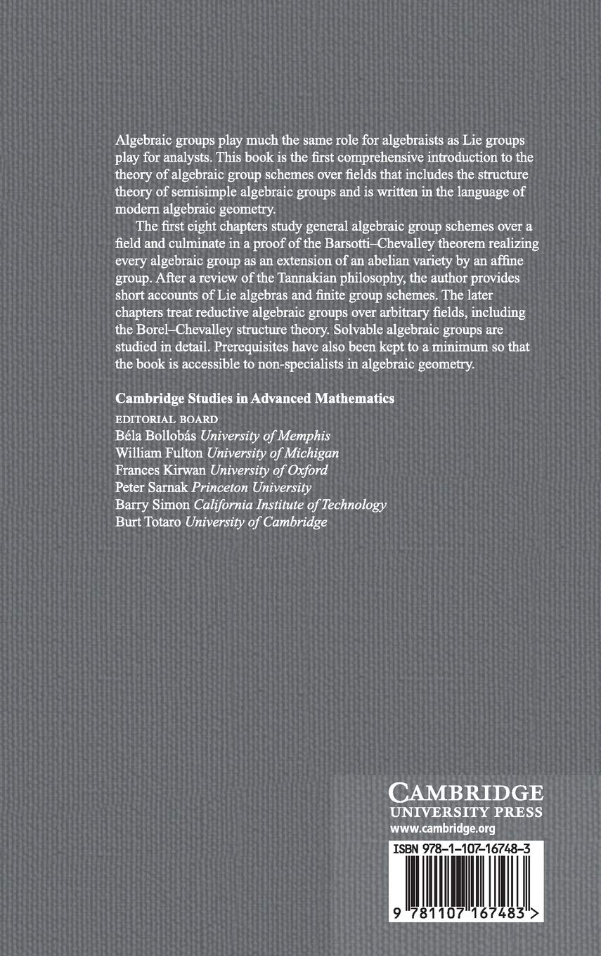 Algebraic Groups: The Theory of Group Schemes of Finite Type over a Field: 170