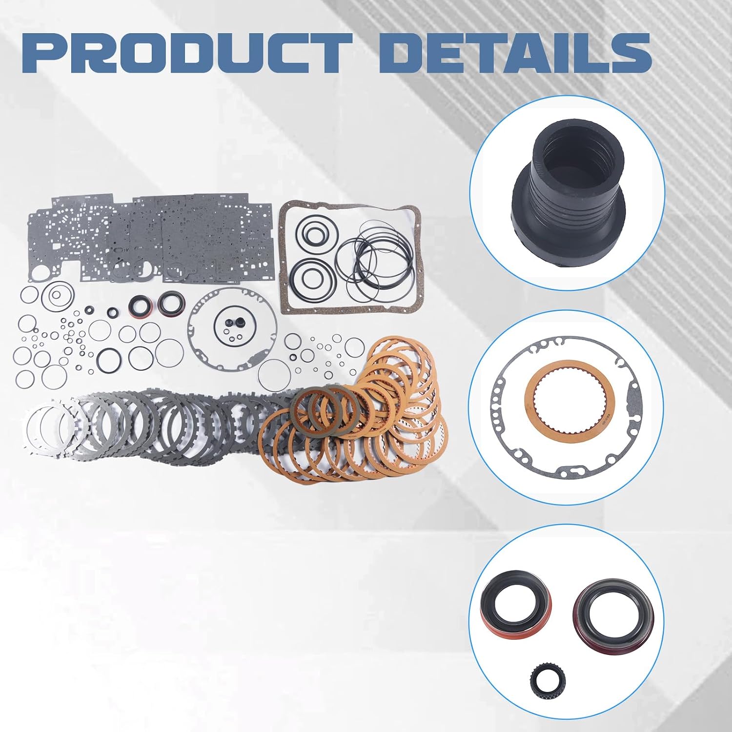 1set 4L60E 4L60-E Transmission Master Rebuild Kit For Trailblazer Colorado Canyon Envoy Avalanche Rainier Cargo Suburban 1500 94-ON Replaces T05700B(T05702B+T057080B+T057081B)
