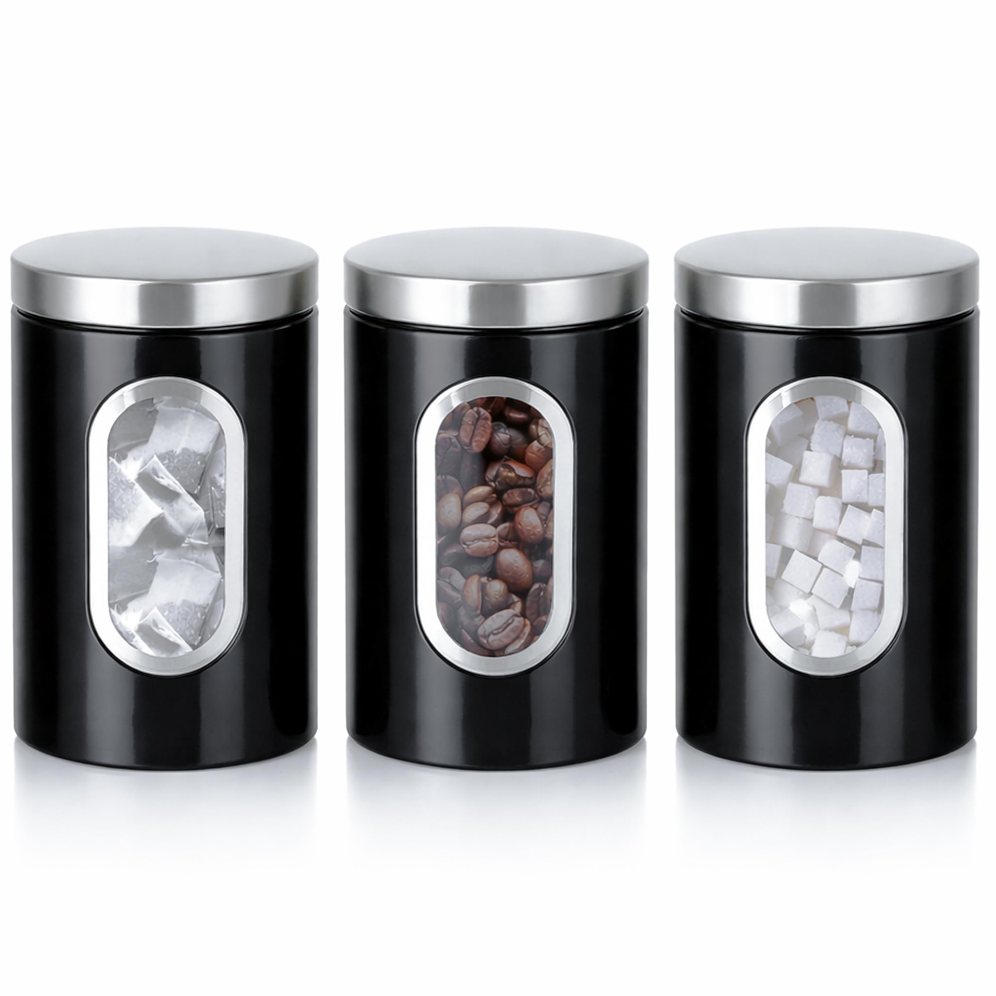 Metal Jar - Set of 3