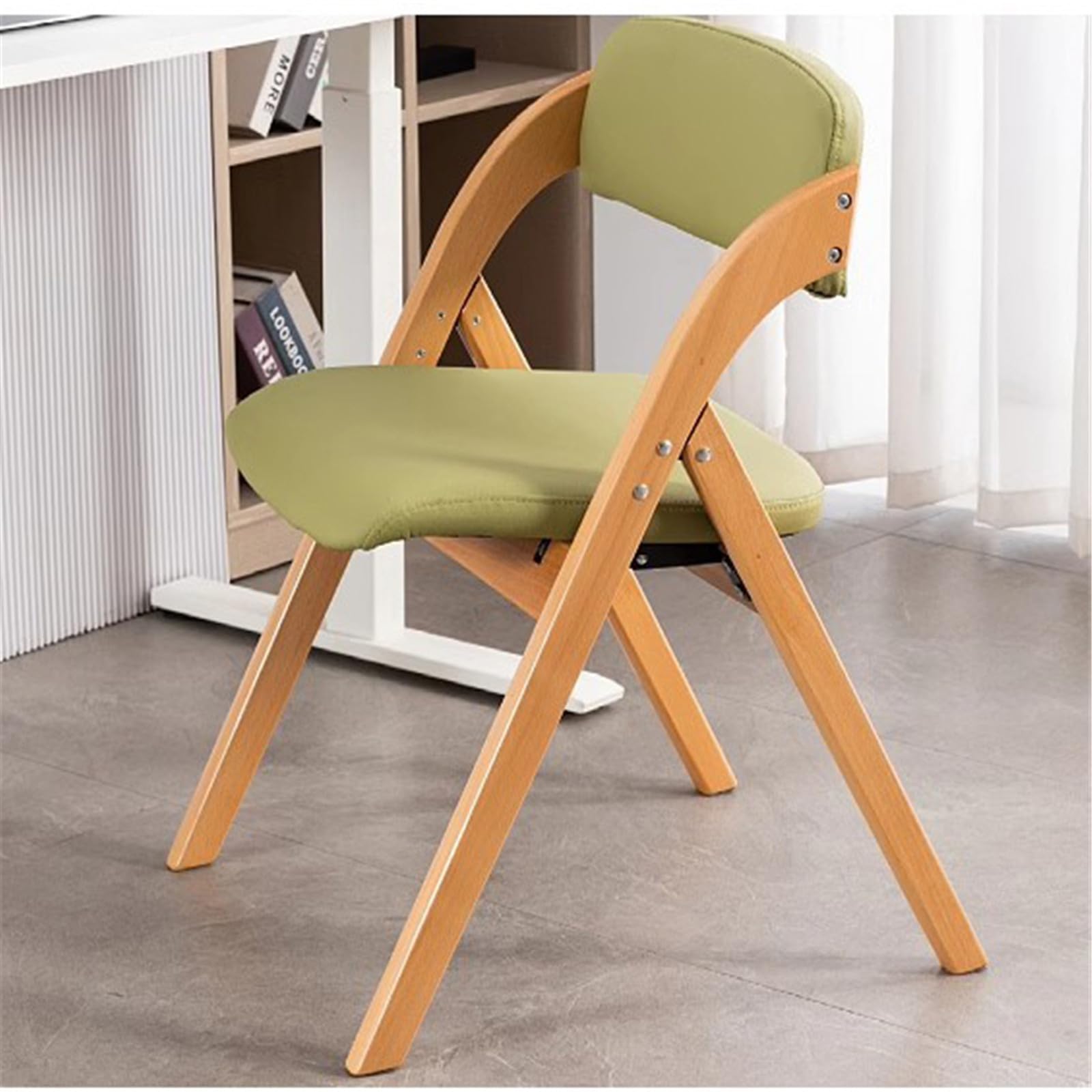 Amazon｜N/A 2つの木製の積み上げ椅子セット2、木製ダイニングチェア