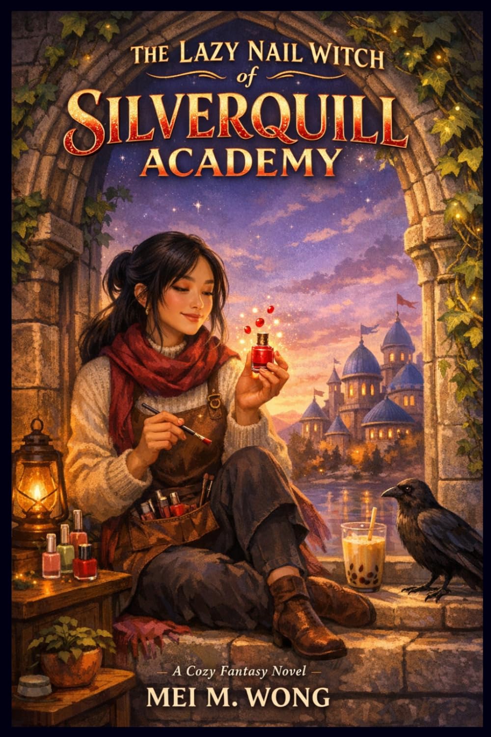 The Lazy Nail Witch of Silverquill Academy: A Cozy Fantasy of Reluctant Heroism, Found Family, and the Perfect Top Coat (The Lazy Nail Witch Chronicles - Cozy Magic & Manicures)