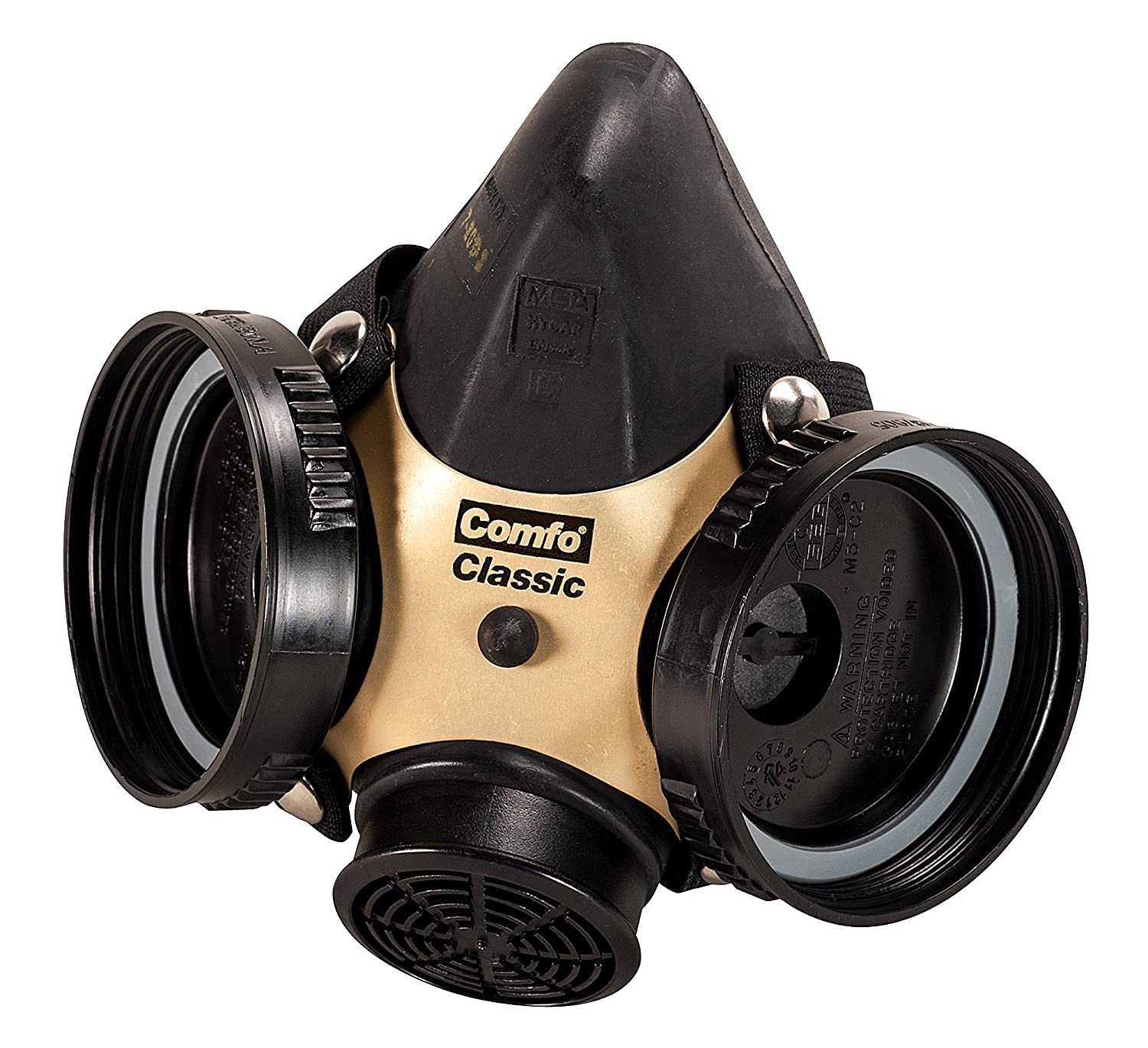70% Off Everything MSA 808061 Comfo Classic Half-Mask Facepiece Respirator, Large, Black
