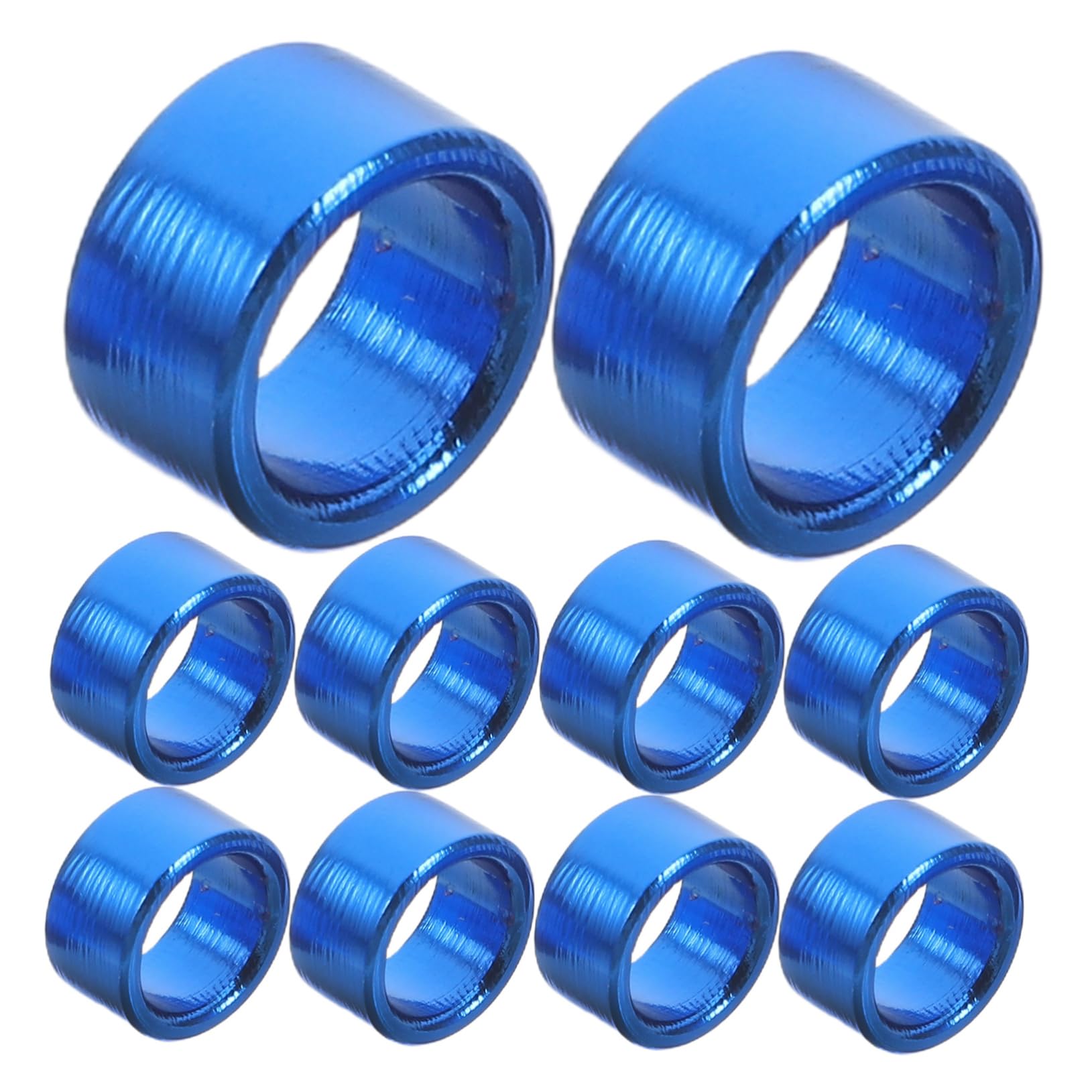 Toyvian 10Pcs Pigeon Leg Bands for Bird Identification Inner Height Durable Foot Rings for Pigeon Training and Health Monitoring