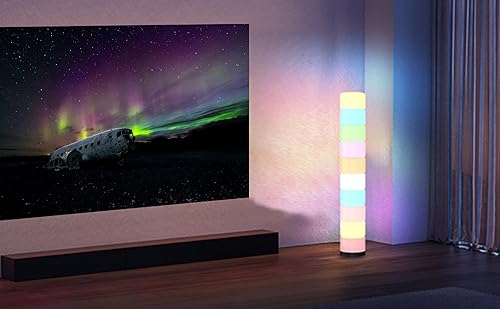 Miniatura 4 de Lámpara de pie LED inteligente WiFi RGB con Alexa y Google Assistant, sincronización de música de 16 millones de colores para sala de estar,