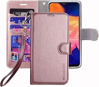 ERAGLOW Galaxy A10E Case,Galaxy A10E Wallet Case,Premium PU Leather Wallet Flip Protective Phone Case Cover w/Card Slots &...