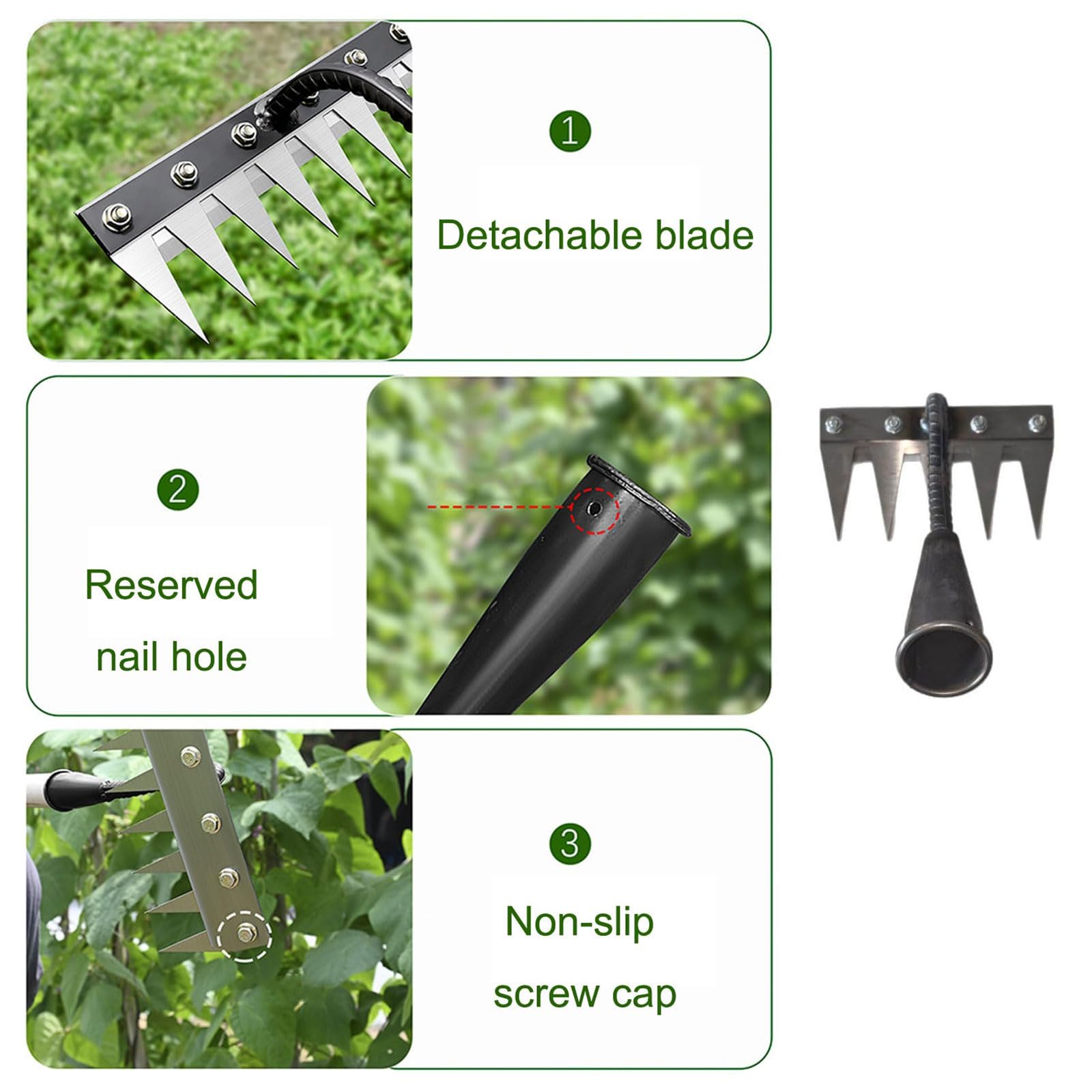 Gardening Iron Rake Iron Rake 2.0 Garden Tool - Heavy Duty Weeding Rake ...