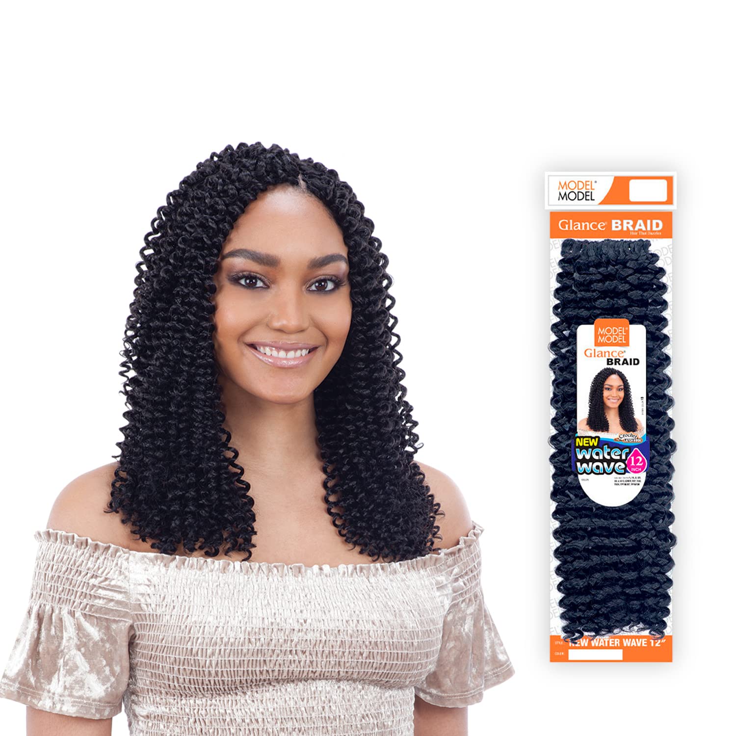 Amazon.com : ModelModel Crochet Braids Glance New Water wave 12