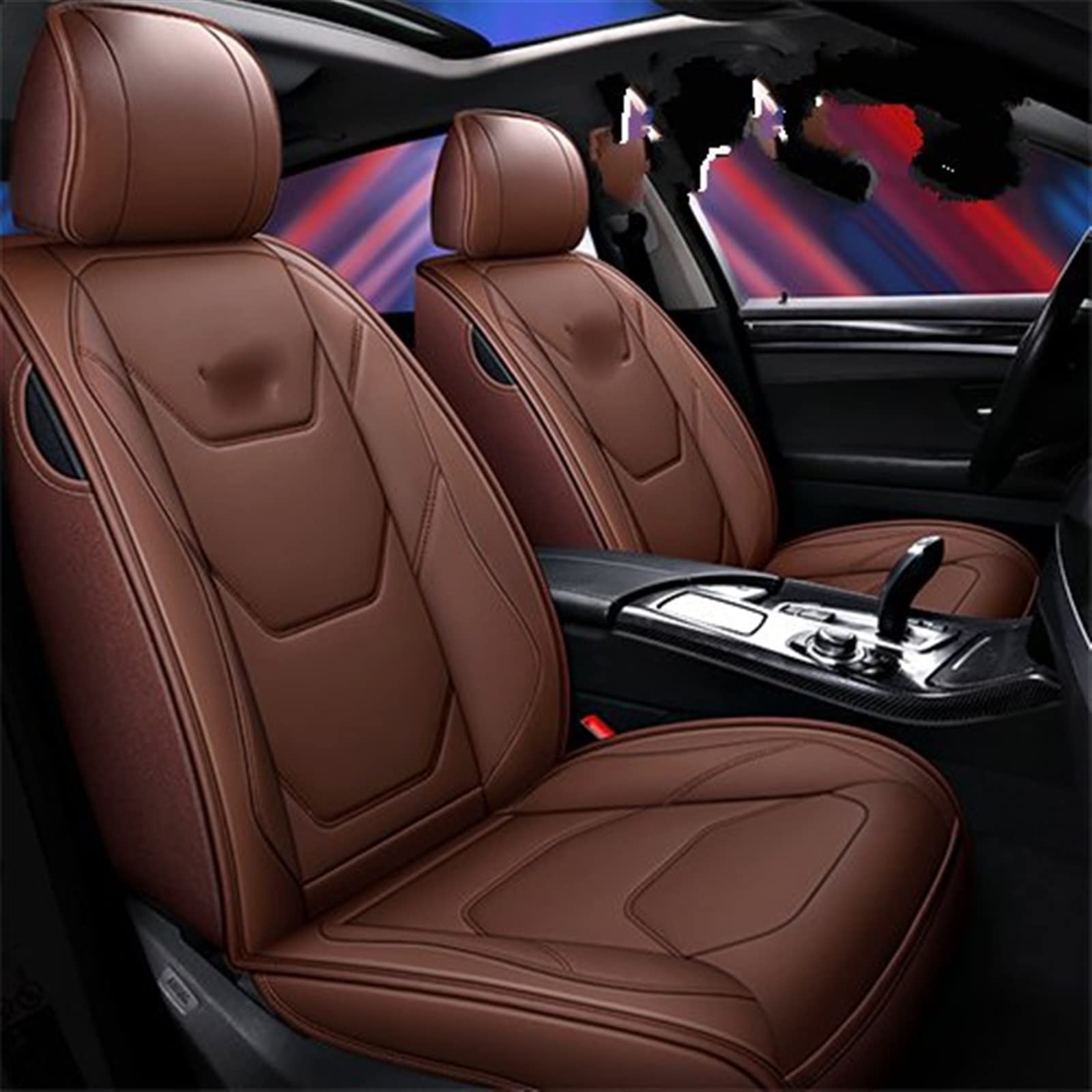 JTWMTY Car Seat Cushion Covers Interior For Hyundai Getz Accent 2008 Santa Fe Tucson Elantra Creta For Veloster Grand I10 protectors