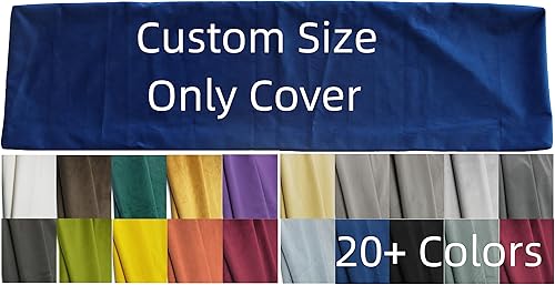 Miniatura 1 de Jininworl Fundas de cojín para muebles de tamaño personalizado, fundas de repuesto, fundas de cojín de terciopelo grueso para exteriores e