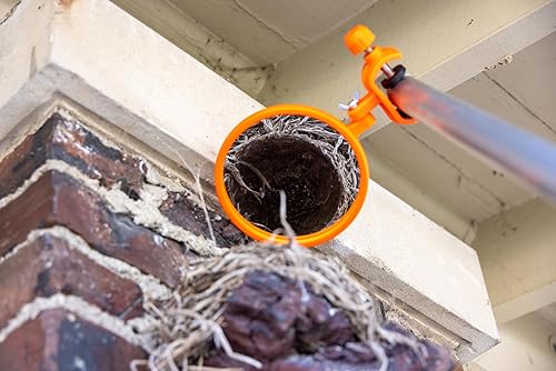 Miniatura 5 de Espejo de inspección grande para poste de extensión, espejo de inspección extensible para techo, canaleta, conducto, debajo del vehículo y controles