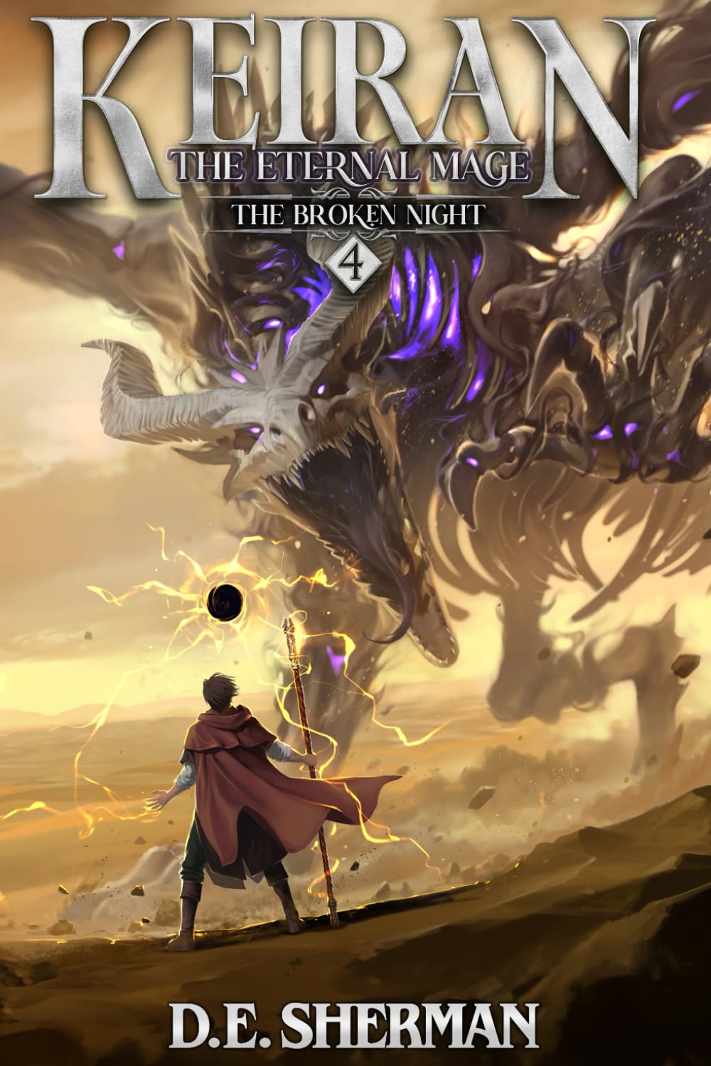 The Broken Night: A Progression Fantasy Epic (Keiran: The Eternal Mage Book 4)