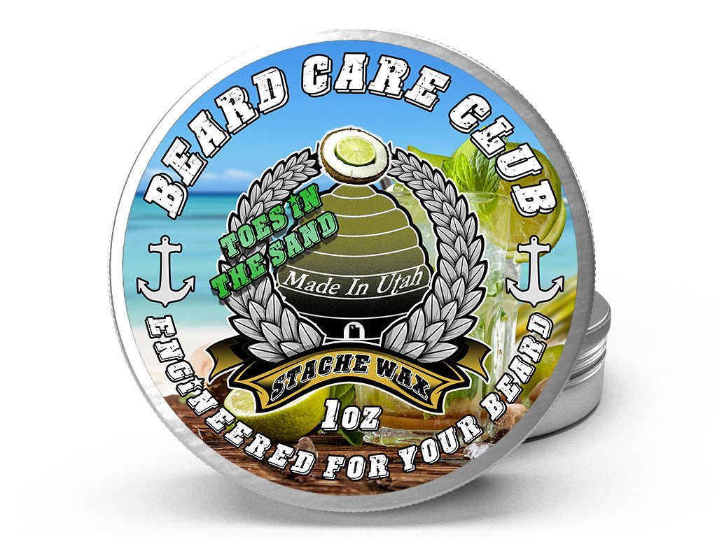 Toes In The Sand Mustache Wax