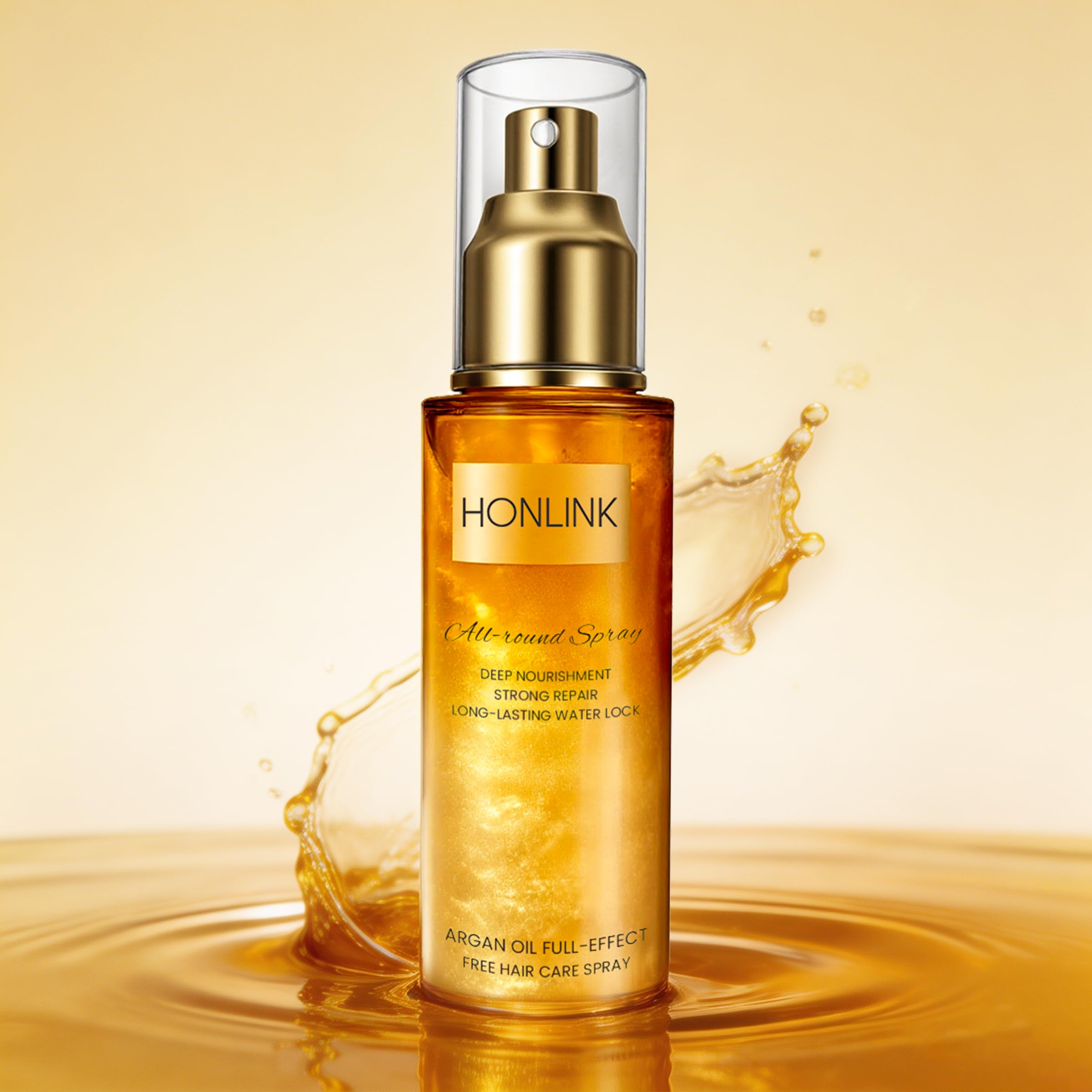 Amazon.com : HONLINK Argan Oil Anti-Frizz Hair Spray for Women