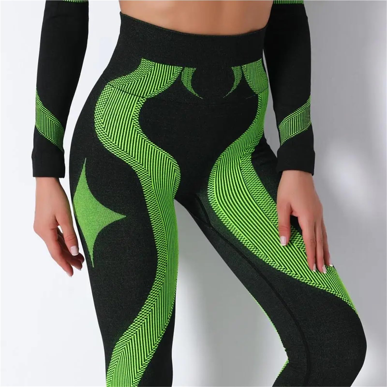 Conjuntos Térmicos Para Mujer Traje de ropa interior térmica for mujer, conjuntos de ropa interior deportiva térmica de secado rápido for otoño e invierno, Calzoncillos largos for Fitness y gimnasia f