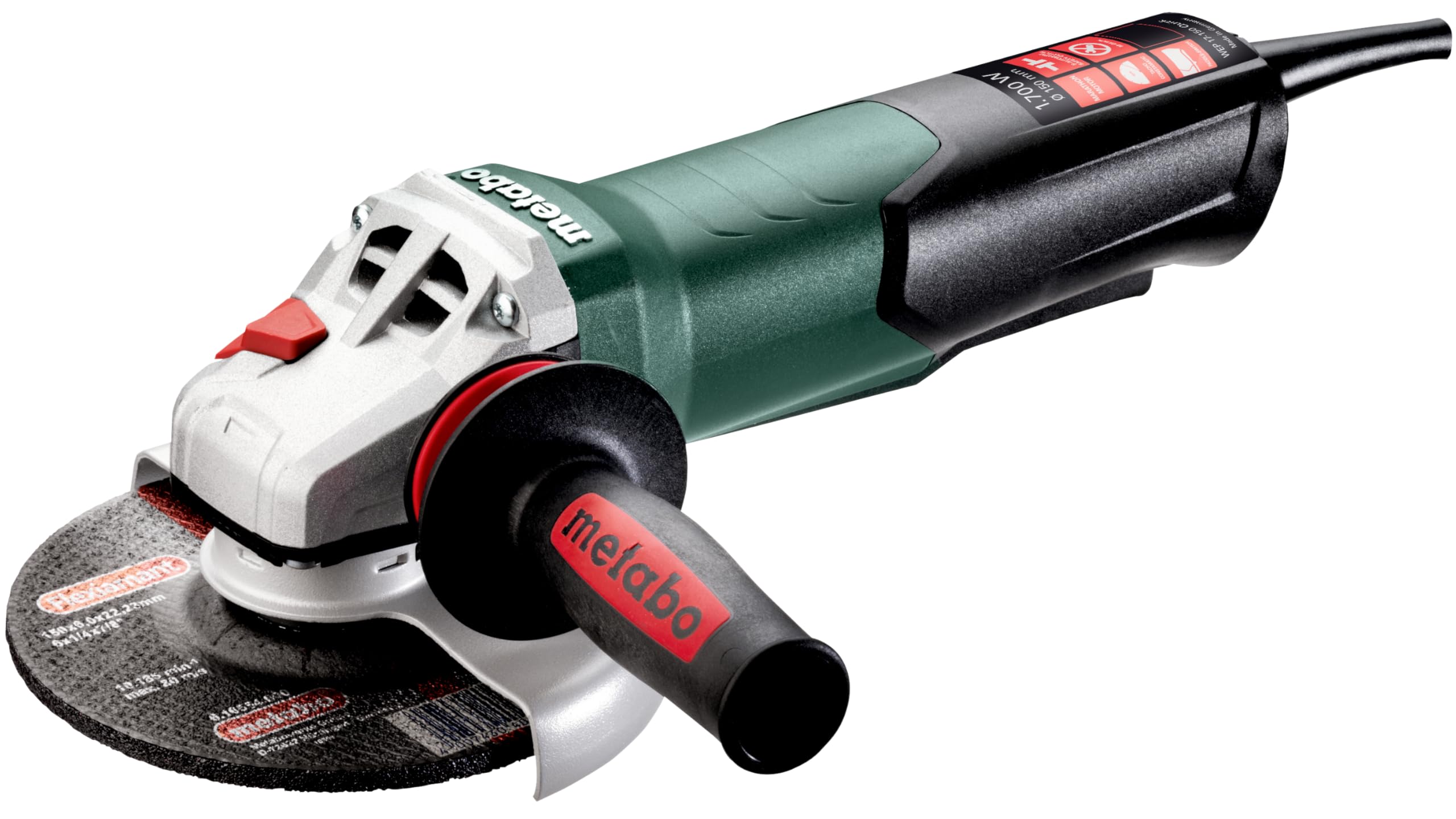 Amoladora angular WEP 17-150 Quick evita atascos pesados en la construcción