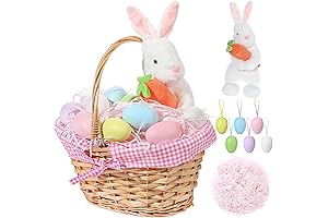 Enchanting Easter Basket with Grass
