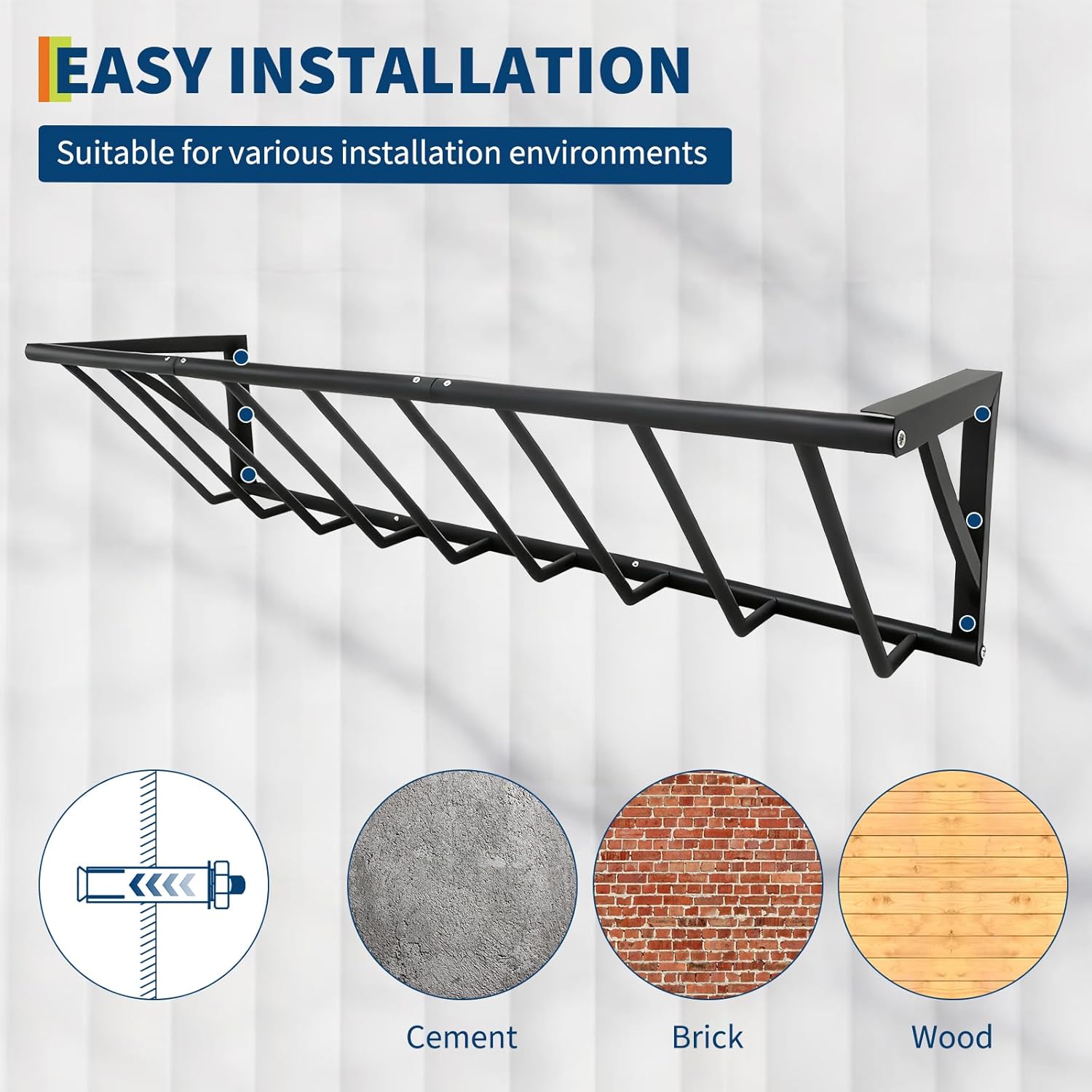 Garvee Hay Feeder for Horses, 63'' Long Hay Rack with 67 Gallon Large Capacity, Heavy Duty Carbon Steel Wall Mounted Feeder Rack for Horses, Goats, Sheep in Stable and Farm