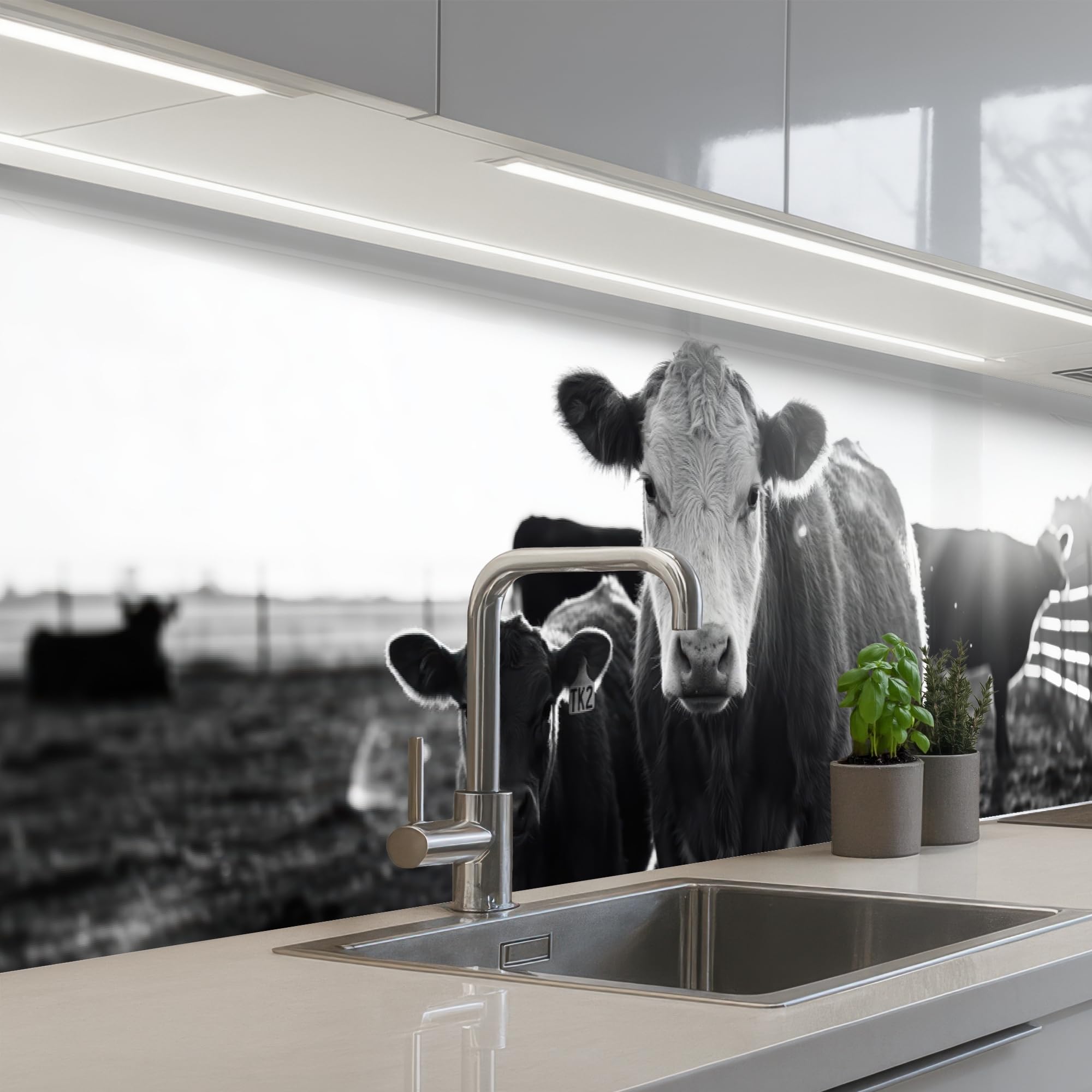 KitchenYeah© Splashback for Kitchen self-Adhesive Back Splashes Kitchens